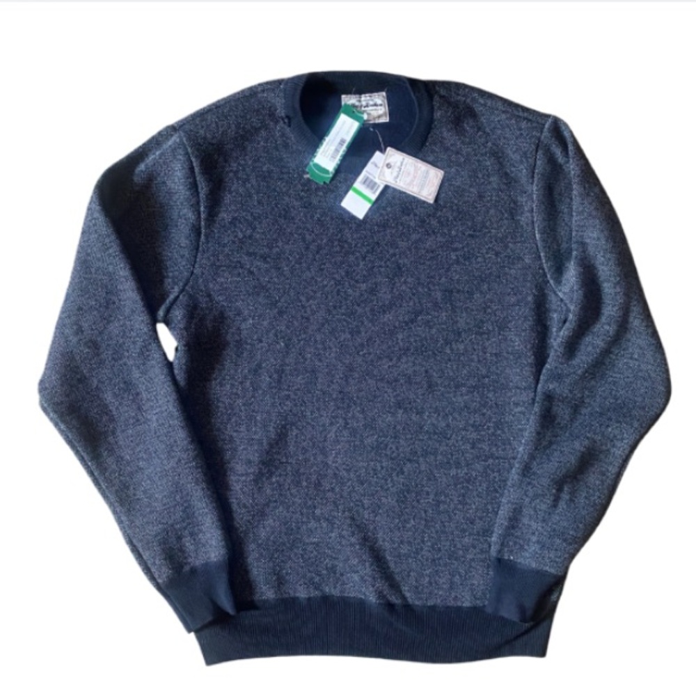 Flag & Anthem Bedford Crewneck Fleece Men's Navy Crewneck Sweater Size L